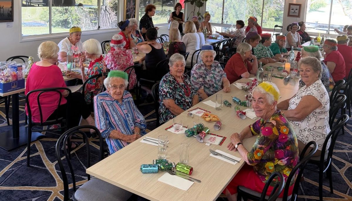 Members of the Centenary Women's Group at their Christmas lunch